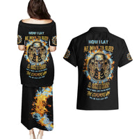 Now I Lay Me Down To Sleep Couples Matching Puletasi Dress and Hawaiian Shirt - Wonder Print Shop