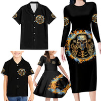 Now I Lay Me Down To Sleep Family Matching Long Sleeve Bodycon Dress and Hawaiian Shirt - Wonder Print Shop