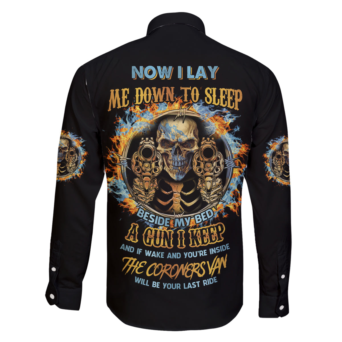 Now I Lay Me Down To Sleep Family Matching Long Sleeve Bodycon Dress and Hawaiian Shirt - Wonder Print Shop