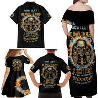 Now I Lay Me Down To Sleep Family Matching Off Shoulder Maxi Dress and Hawaiian Shirt - Wonder Print Shop