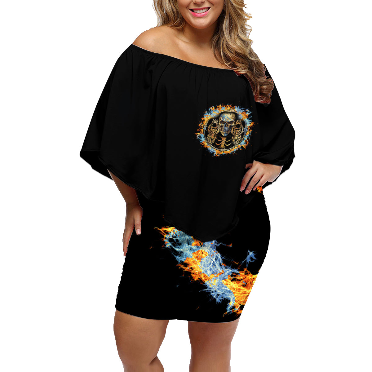 Now I Lay Me Down To Sleep Family Matching Off Shoulder Short Dress and Hawaiian Shirt - Wonder Print Shop