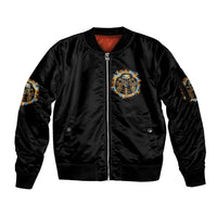 Now I Lay Me Down To Sleep Sleeve Zip Bomber Jacket - Wonder Print Shop