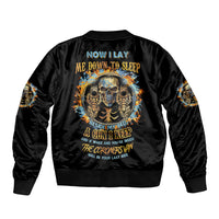 Now I Lay Me Down To Sleep Sleeve Zip Bomber Jacket - Wonder Print Shop