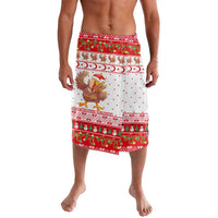 Turkey Christmas Lavalava with Santa Turkey Red Crescent Pattern Snowmen and Festive Lights - Wonder Print Shop