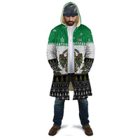 United Arab Emirates Christmas Cloak with Falcon Tree Design Snowflake Pattern and National Emblem - Wonder Print Shop