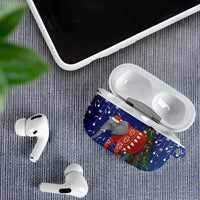 Laos Christmas AirPods Case with Festive Elephant Design and Holiday Village Pattern - Wonder Print Shop