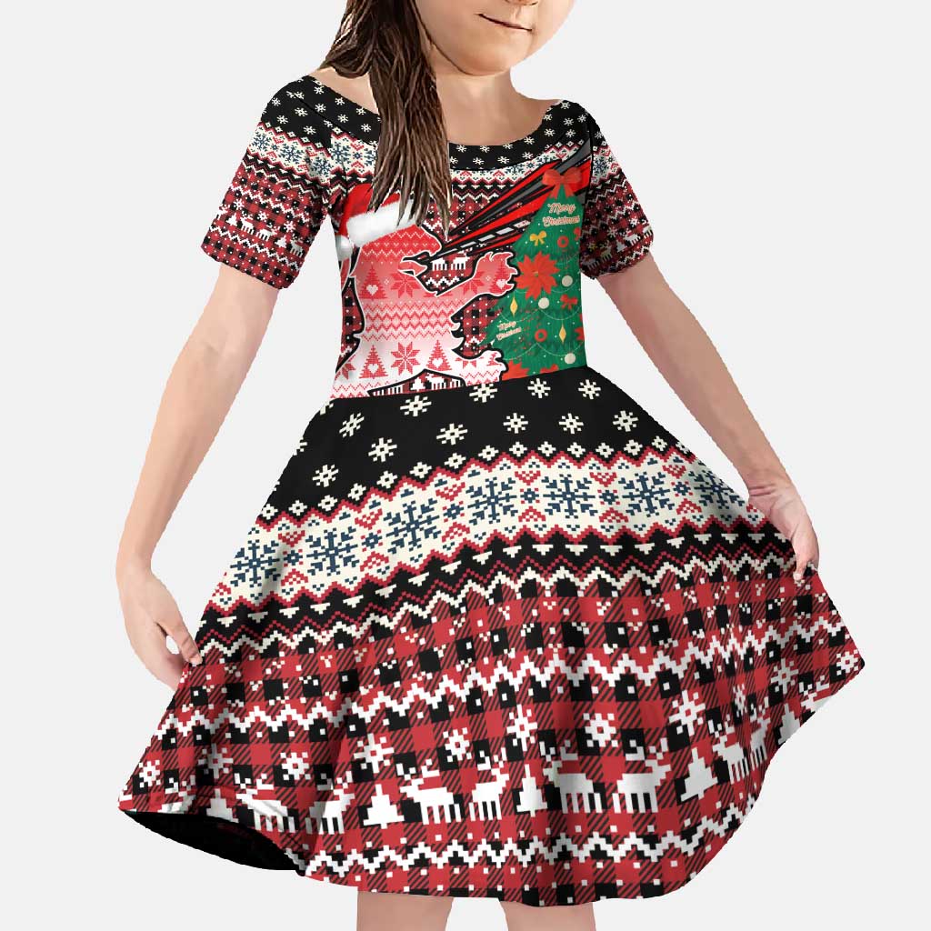 Latvia Christmas Family Matching Off Shoulder Maxi Dress and Hawaiian Shirt with Red Lion, Holiday Tree, and Nordic Pattern Design - Wonder Print Shop