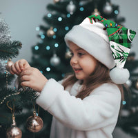 Lebanon Christmas Santa Hat with Santa Claus Reindeer Trees and Festive Knit Pattern - Wonder Print Shop