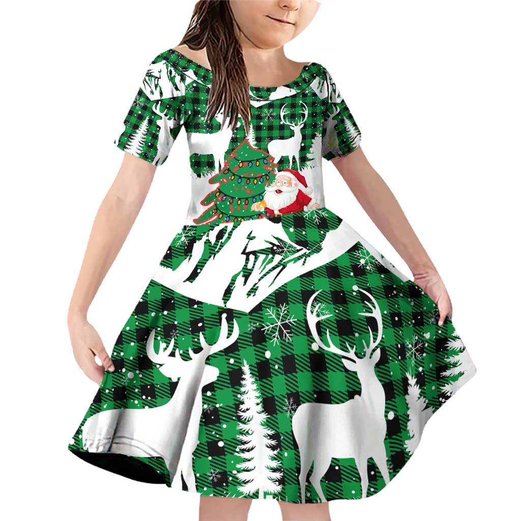 Lebanon Christmas Family Matching Off Shoulder Short Dress and Hawaiian Shirt with Santa Claus Reindeer Trees and Festive Knit Pattern - Wonder Print Shop