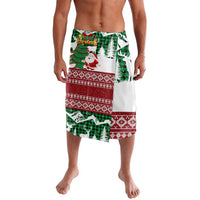 Lebanon Christmas Lavalava with Santa Claus Reindeer Trees and Festive Knit Pattern - Wonder Print Shop
