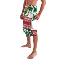 Lebanon Christmas Lavalava with Santa Claus Reindeer Trees and Festive Knit Pattern - Wonder Print Shop