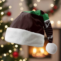 Christmas Golf Christmas Santa Hat with Elf Golfer Argyle Plaid and Snowflake Pattern - Wonder Print Shop