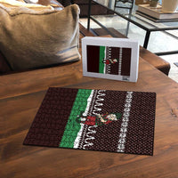 Christmas Golf Puzzle with Elf Golfer Argyle Plaid and Snowflake Pattern - Wonder Print Shop