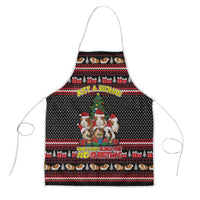 Guinea Pig Christmas Apron with Santa Hats Tree and Festive Gift Pattern - Wonder Print Shop
