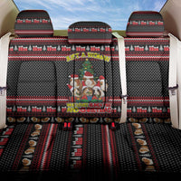 Guinea Pig Christmas Back Car Seat Cover with Santa Hats Tree and Festive Gift Pattern - Wonder Print Shop