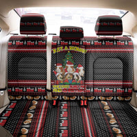 Guinea Pig Christmas Back Car Seat Cover with Santa Hats Tree and Festive Gift Pattern - Wonder Print Shop