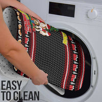 Guinea Pig Christmas Bathroom Set with Santa Hats Tree and Festive Gift Pattern - Wonder Print Shop