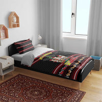 Guinea Pig Christmas Bedding Set with Santa Hats Tree and Festive Gift Pattern - Wonder Print Shop