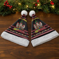 Guinea Pig Christmas Santa Hat with Santa Hats Tree and Festive Gift Pattern - Wonder Print Shop