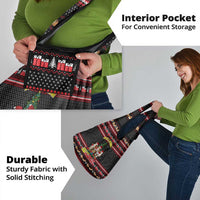 Guinea Pig Christmas Grocery Bag with Santa Hats Tree and Festive Gift Pattern - Wonder Print Shop