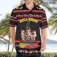Guinea Pig Christmas Hawaiian Shirt with Santa Hats Tree and Festive Gift Pattern - Wonder Print Shop