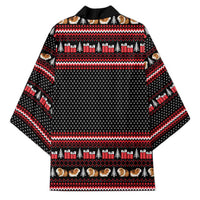 Guinea Pig Christmas Kimono with Santa Hats Tree and Festive Gift Pattern - Wonder Print Shop