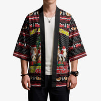 Guinea Pig Christmas Kimono with Santa Hats Tree and Festive Gift Pattern - Wonder Print Shop