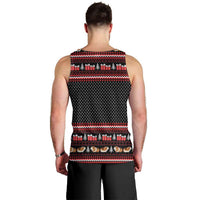 Guinea Pig Christmas Men Tank Top with Santa Hats Tree and Festive Gift Pattern - Wonder Print Shop