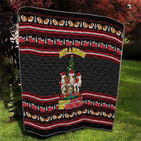 Guinea Pig Christmas Quilt with Santa Hats Tree and Festive Gift Pattern - Wonder Print Shop