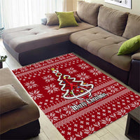 Nurse Merry Christmas Christmas Area Rug Xmas Holiday Patterns - Wonder Print Shop