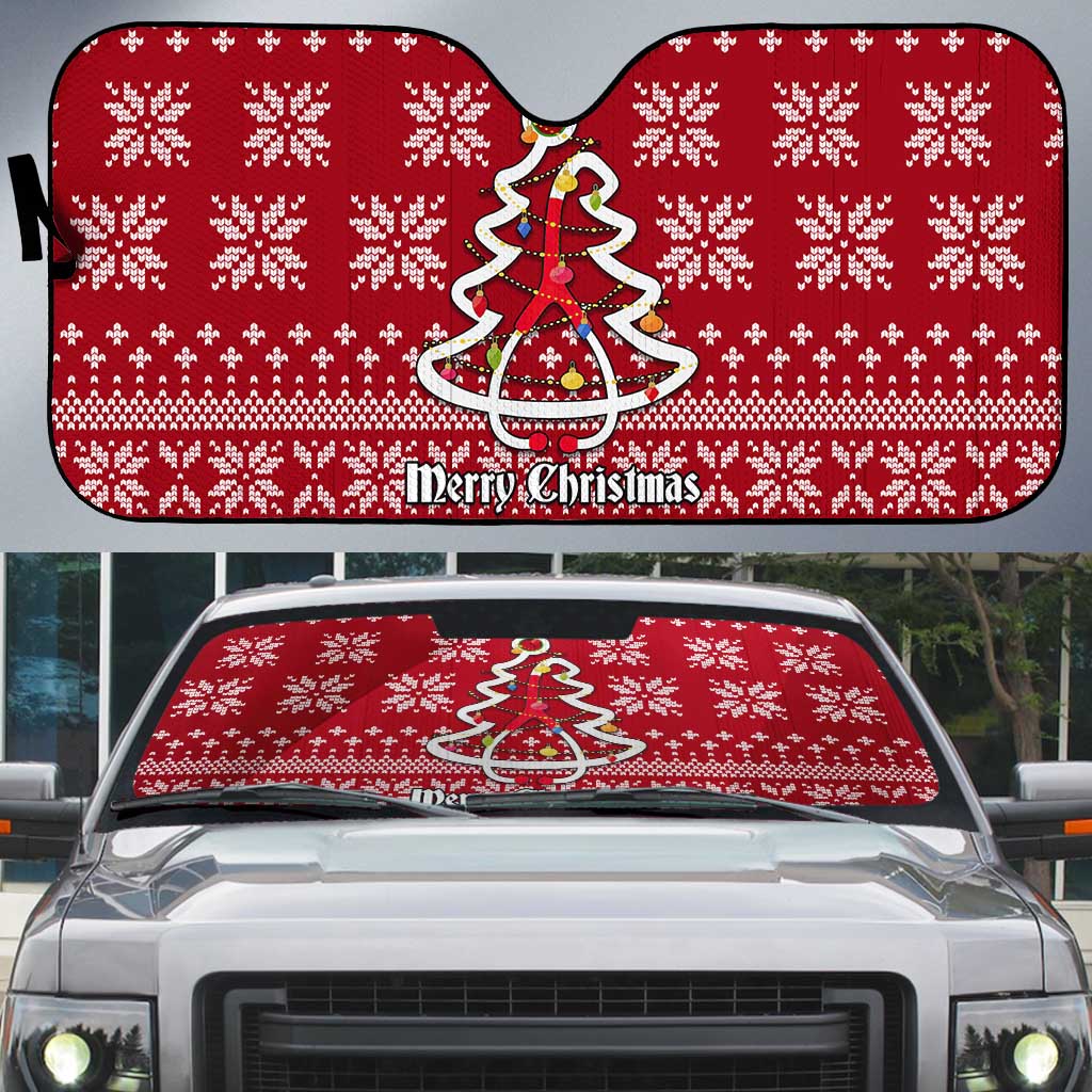 Nurse Merry Christmas Christmas Auto Sun Shade Xmas Holiday Patterns - Wonder Print Shop