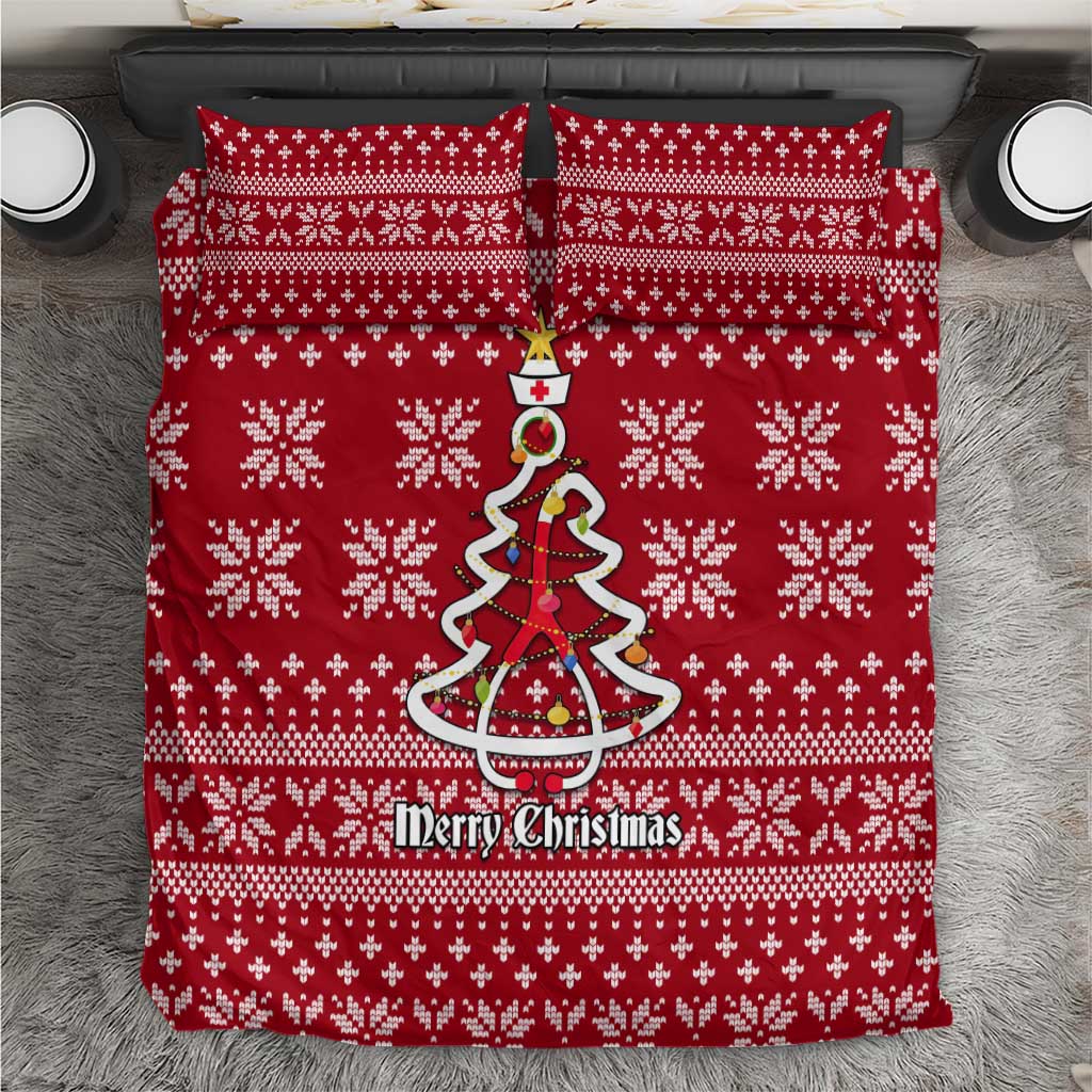 Nurse Merry Christmas Christmas Bedding Set Xmas Holiday Patterns - Wonder Print Shop
