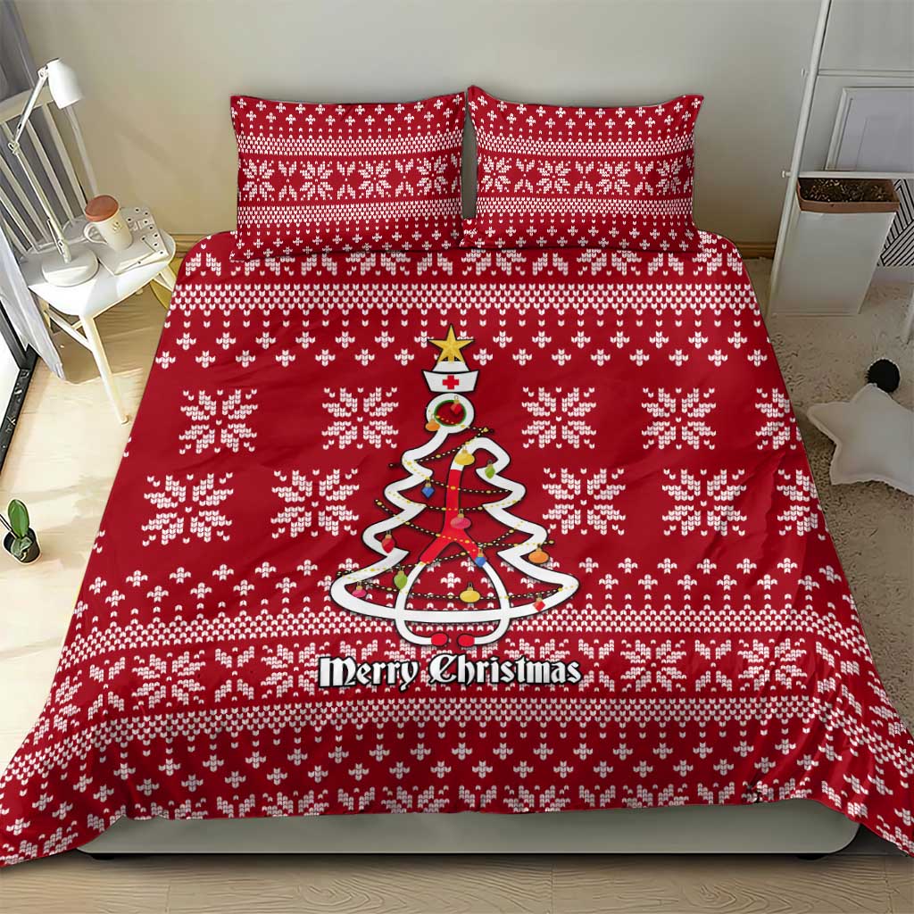 Nurse Merry Christmas Christmas Bedding Set Xmas Holiday Patterns - Wonder Print Shop