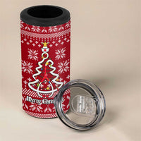 Nurse Merry Christmas Christmas 4 in 1 Can Cooler Tumbler Xmas Holiday Patterns - Wonder Print Shop