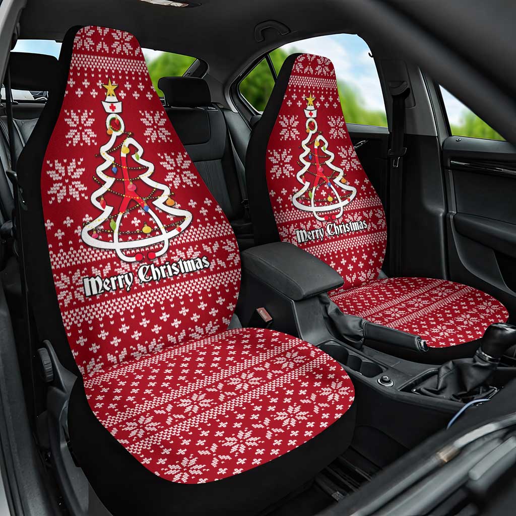 Nurse Merry Christmas Christmas Car Seat Cover Xmas Holiday Patterns - Wonder Print Shop