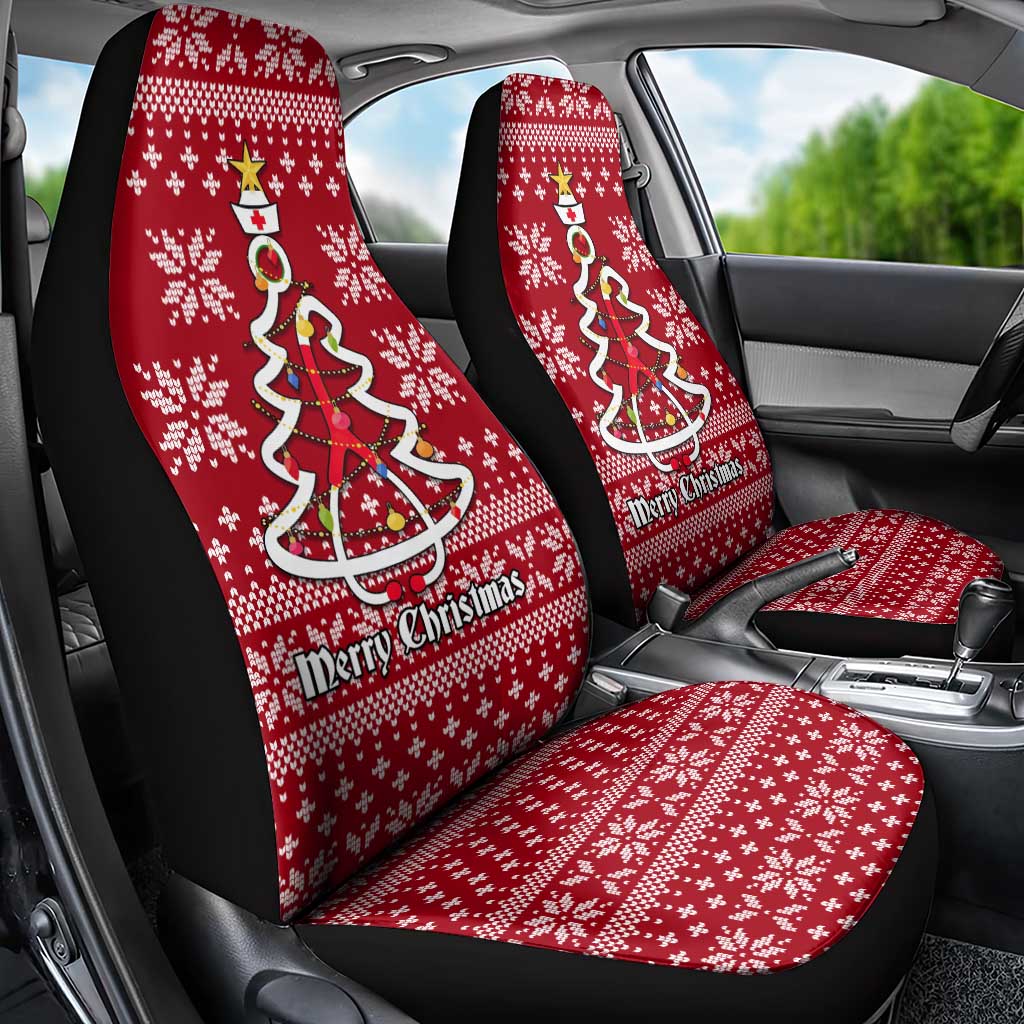 Nurse Merry Christmas Christmas Car Seat Cover Xmas Holiday Patterns - Wonder Print Shop