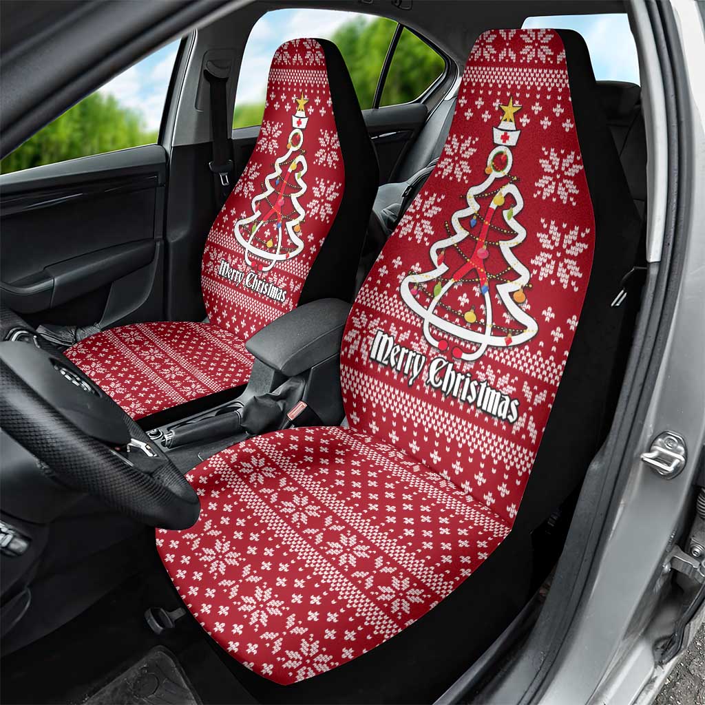 Nurse Merry Christmas Christmas Car Seat Cover Xmas Holiday Patterns - Wonder Print Shop