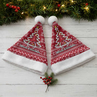 Nurse Merry Christmas Christmas Santa Hat Xmas Holiday Patterns - Wonder Print Shop
