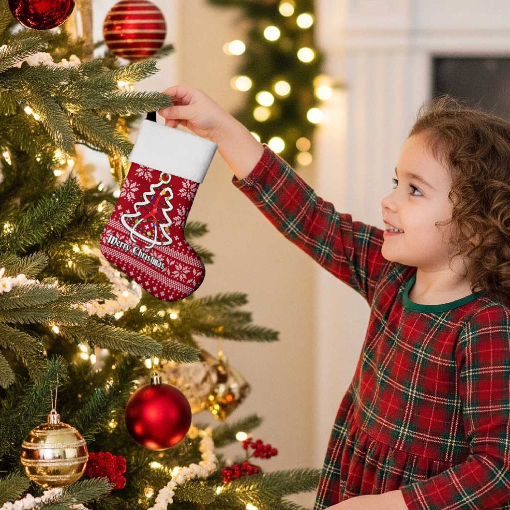 Nurse Merry Christmas Christmas Stocking Xmas Holiday Patterns - Wonder Print Shop
