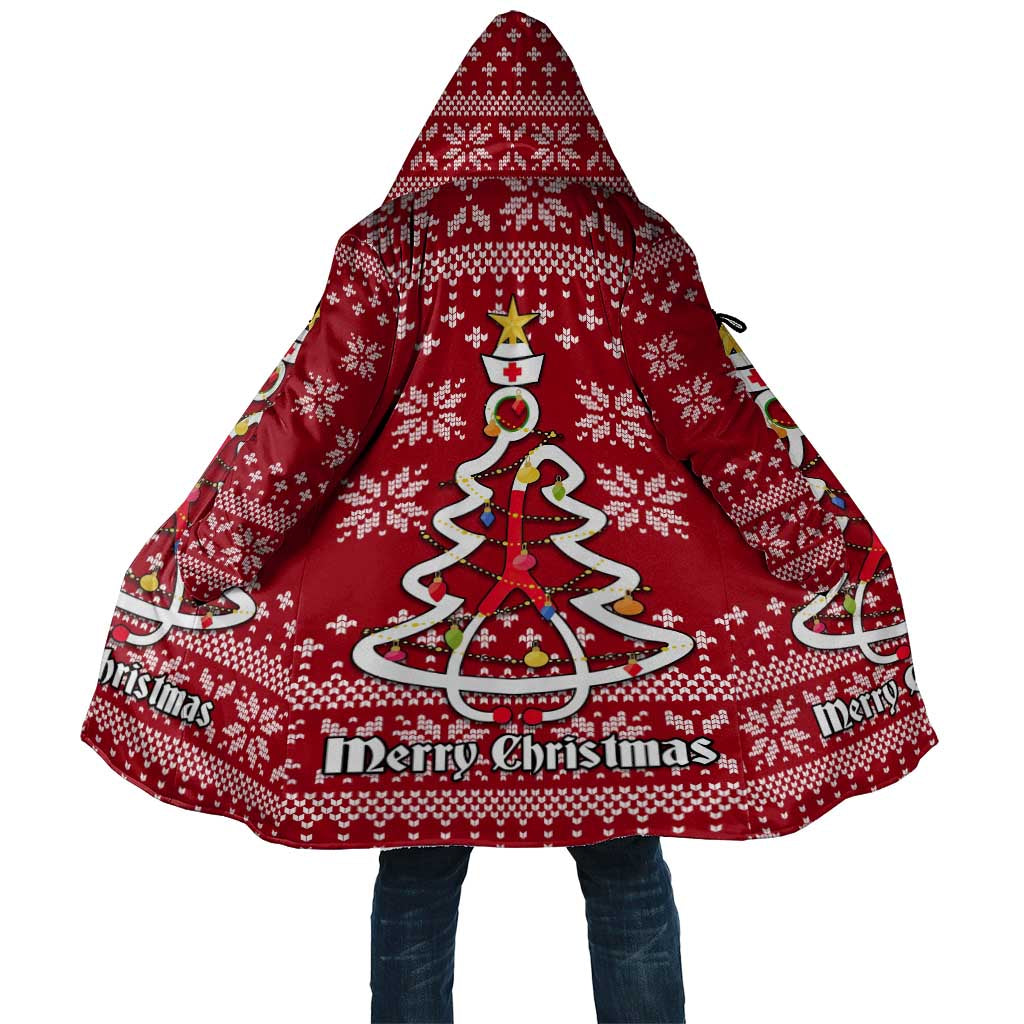 Nurse Merry Christmas Christmas Cloak Xmas Holiday Patterns - Wonder Print Shop