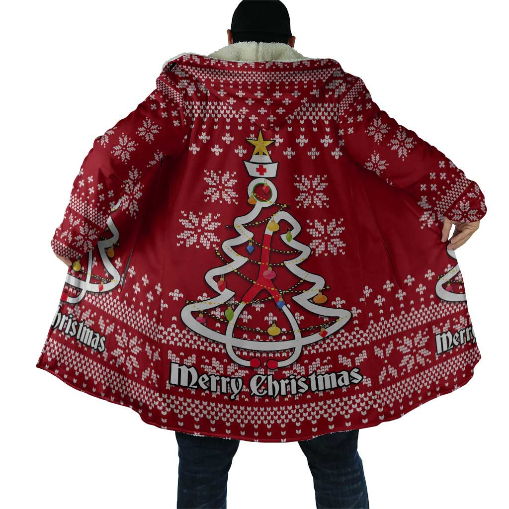Nurse Merry Christmas Christmas Cloak Xmas Holiday Patterns - Wonder Print Shop