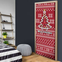 Nurse Merry Christmas Christmas Door Cover Xmas Holiday Patterns - Wonder Print Shop