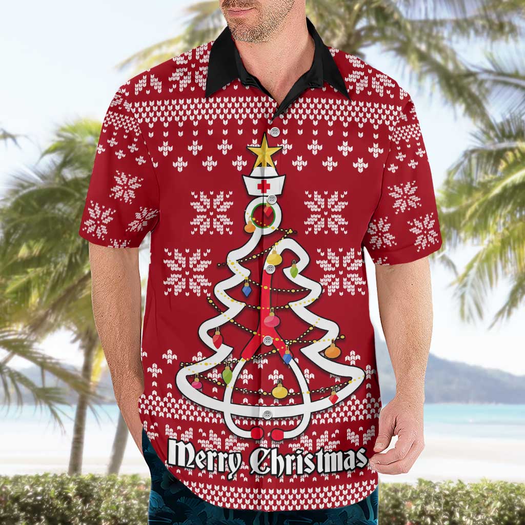 Nurse Merry Christmas Christmas Hawaiian Shirt Xmas Holiday Patterns - Wonder Print Shop