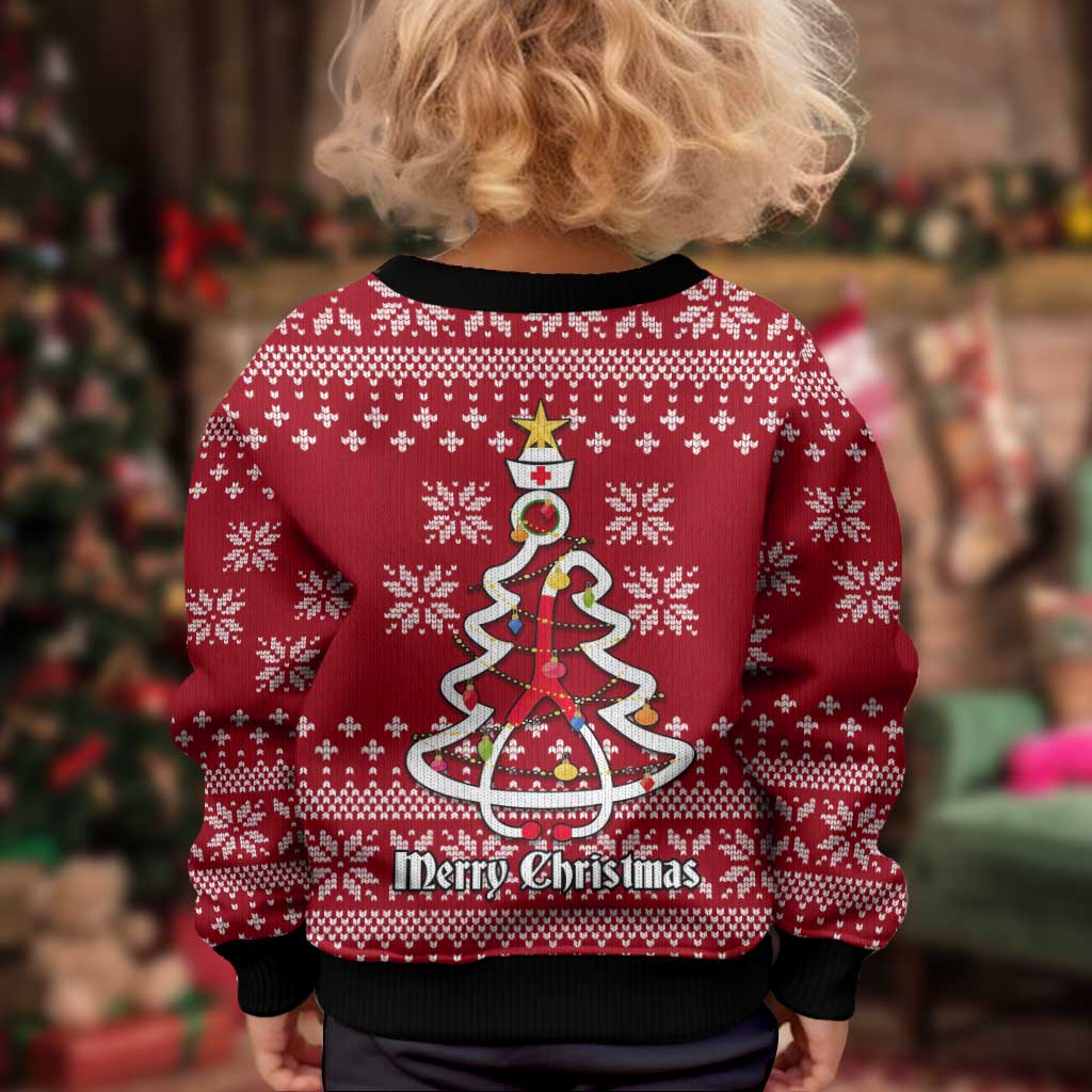 Nurse Merry Christmas Kid Ugly Christmas Sweater Xmas Holiday Patterns - Wonder Print Shop