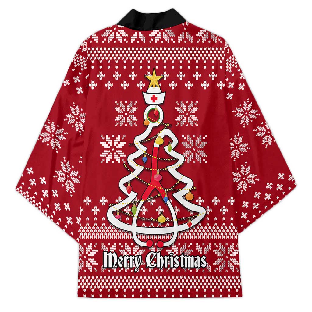 Nurse Merry Christmas Christmas Kimono Xmas Holiday Patterns - Wonder Print Shop