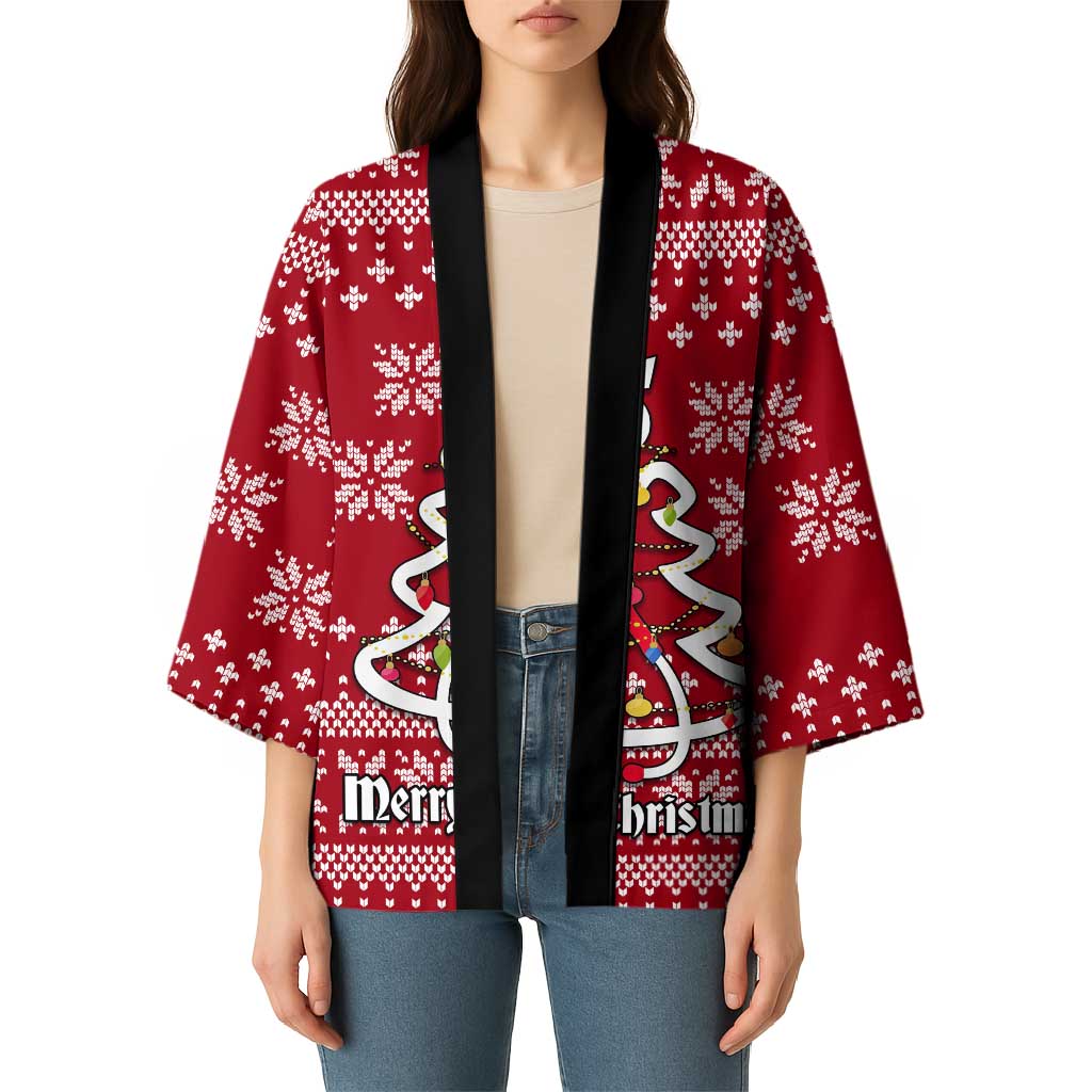 Nurse Merry Christmas Christmas Kimono Xmas Holiday Patterns - Wonder Print Shop