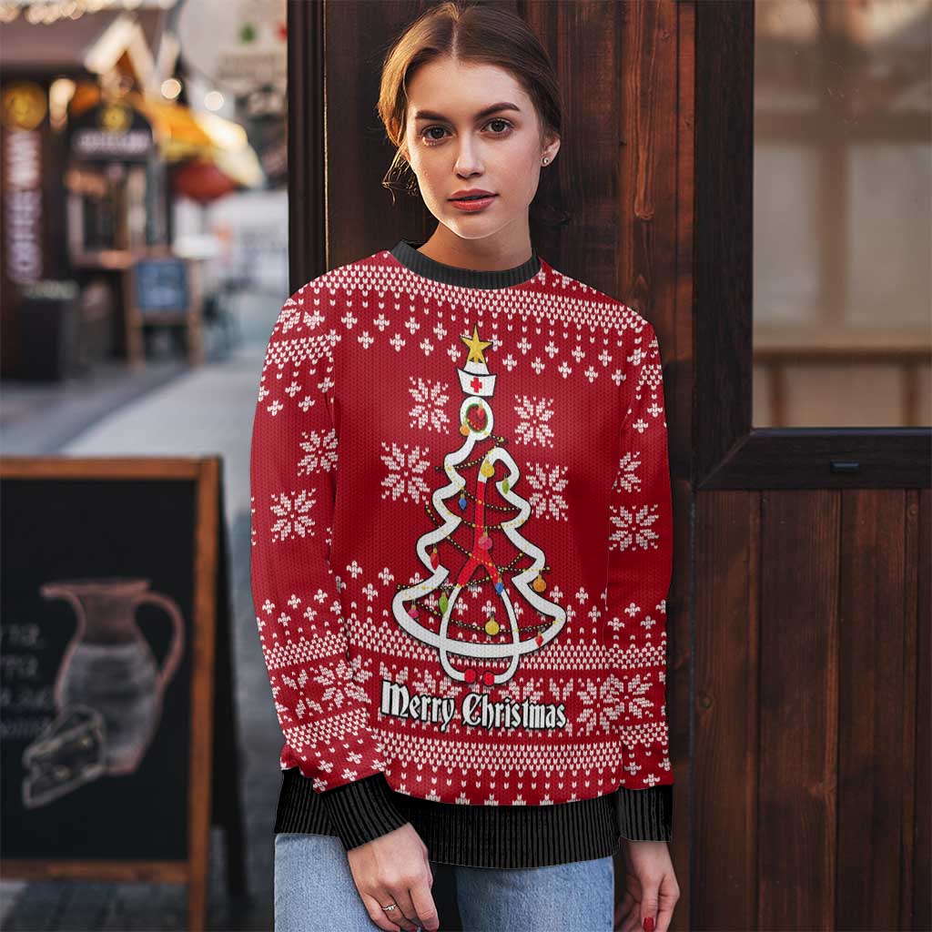 Nurse Merry Christmas Ugly Christmas Sweater Xmas Holiday Patterns - Wonder Print Shop