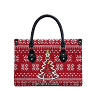 Nurse Merry Christmas Christmas Leather Bag Xmas Holiday Patterns - Wonder Print Shop