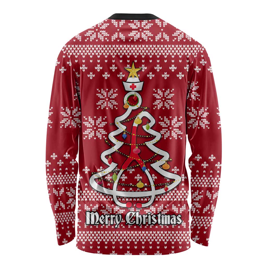 Nurse Merry Christmas Christmas Long Sleeve Shirt Xmas Holiday Patterns - Wonder Print Shop