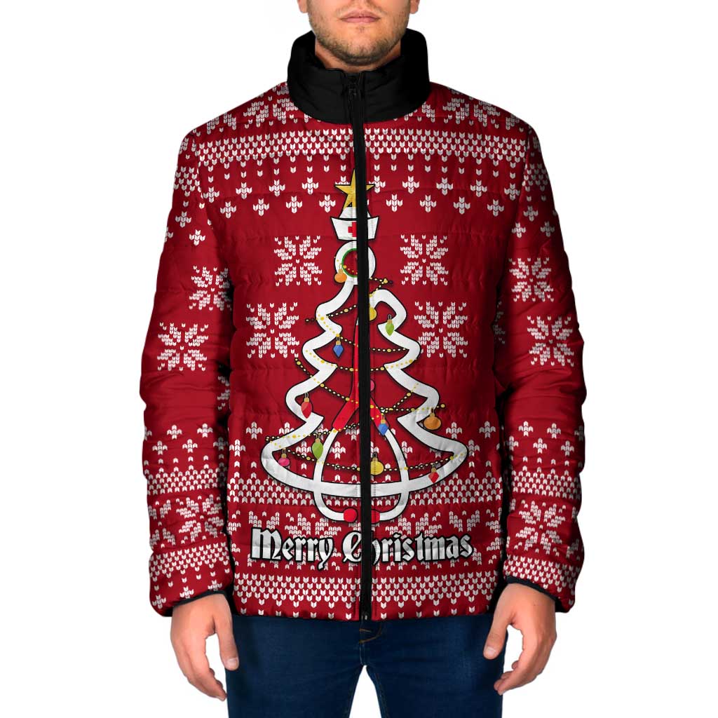 Nurse Merry Christmas Christmas Padded Jacket Xmas Holiday Patterns - Wonder Print Shop